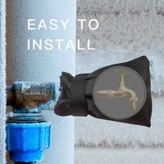 2pcs Faucet Cover Hose Cover Socks Winter Faucet Insulation Cover
