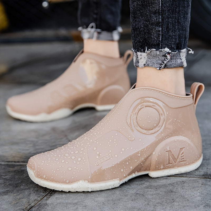 Men's Waterproof Non slip Rain Boots for Outdoor Work Fishing