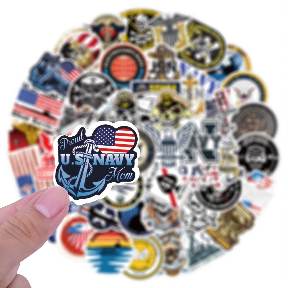 52pcs U S Navy Stickers United States Navy Pride Stickers