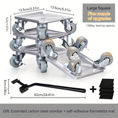 5 Wheel Load Bearing Mobile Pulley Shifter With Brake