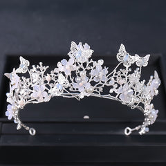 Bridal Pearl Rhinestone Crown Tiara Wedding Gift Hair Accessories