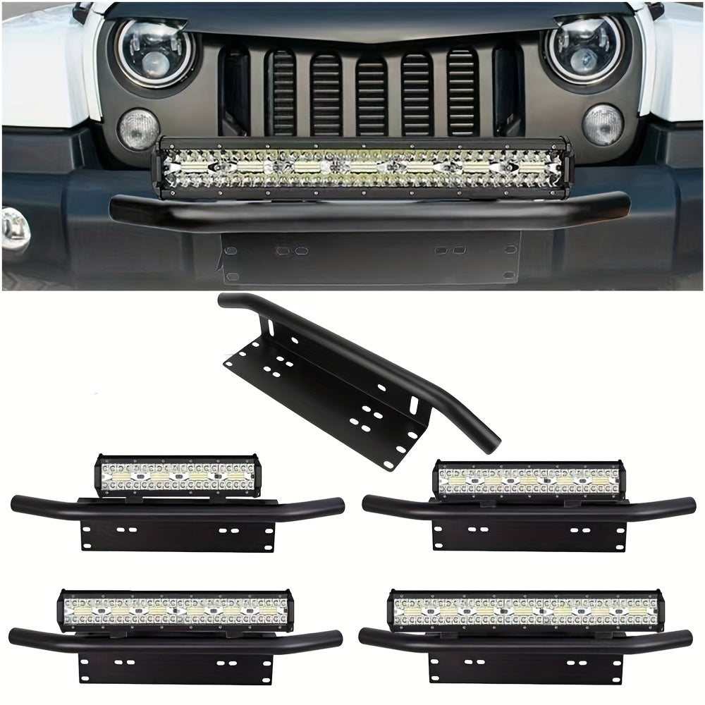 Universal Off Road Car Plate Frame LED Light Mount Brackets