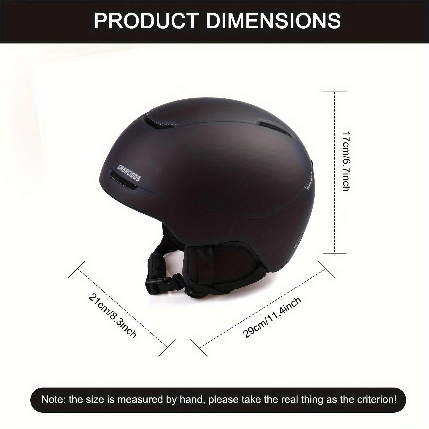 Adjustable Ski Helmet with Anti-Impact Design