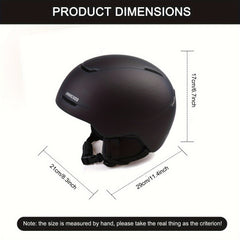 Adjustable Ski Helmet with Anti-Impact Design