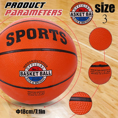 Rubber Basketball Size 3 5 7 Competition Training