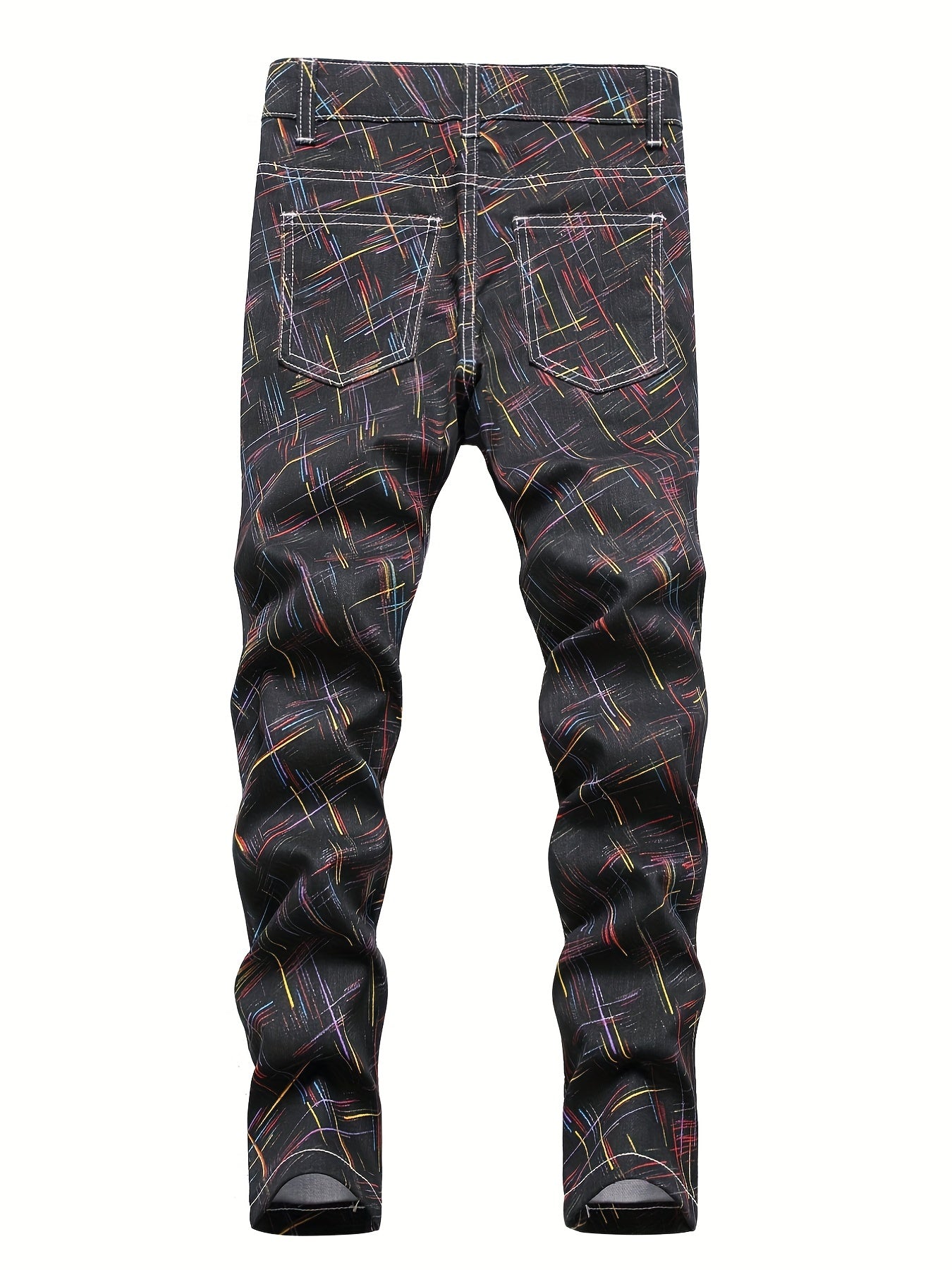 Boys Stripes Jeans Denim Pants Street Hip Hop Style