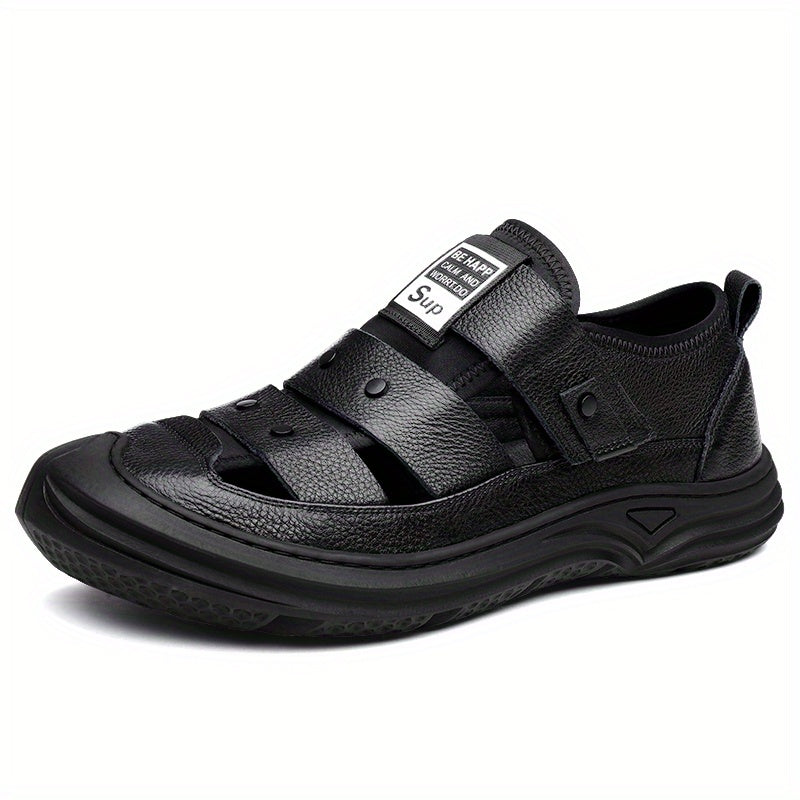 Men's Hook And Loop Sandals Non Slip Outdoor Beach Shoes
