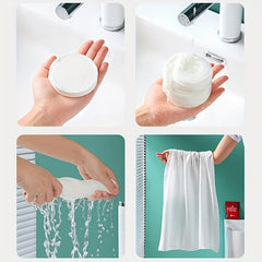 5pcs Disposable Compression Bath Towel for Camping & Sports