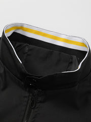 Men's Casual Thermal Zipper Hooded Jacket Long Sleeve Outwear