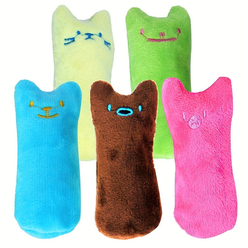Cartoon Cat Teeth Grinding Bite Funny Plush Toy