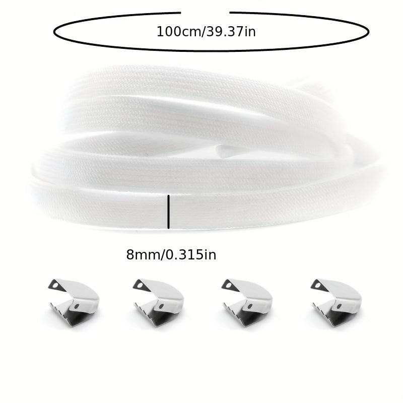 Casual Elastic Tie Lazy Shoelaces Sports Shoelaces