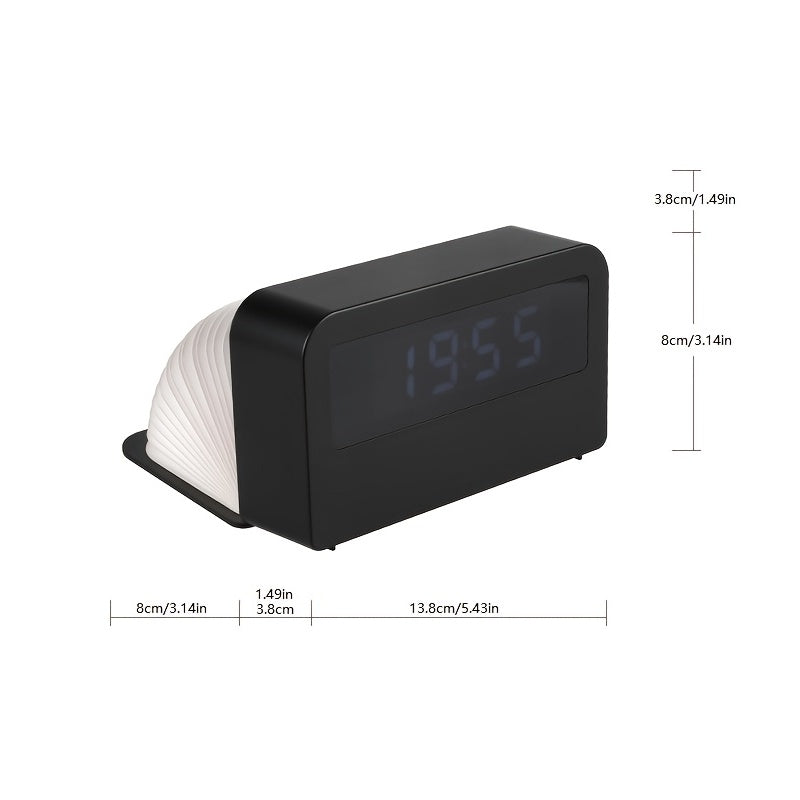 Smart Clock Charging LED Night Light Book Light Nursing Room Clock Table Desktop