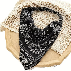 Paisley Printing Hair Scarf Vintage Bandanas Hairband
