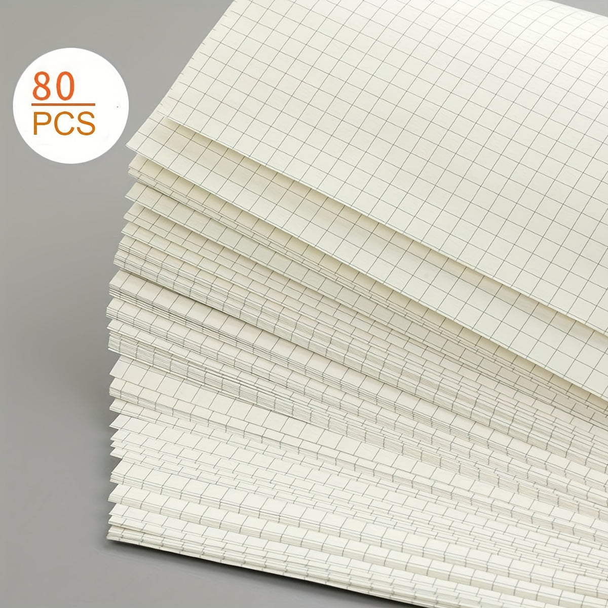 2pcs A6 Spiral Notebook Grid & Blank Pages Clear Stitched Edge Handy Pocket Note