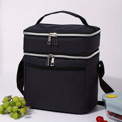 Portable Insulated Lunch Bag for Outdoor Picnic Travel
