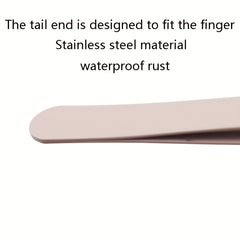 Stainless Steel Eyelash Clip False Eyelash Grafting Clip Tweezers