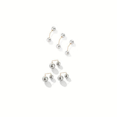 6pcs Set Faux Pearl Waist Pins Scarf Brooches for Women