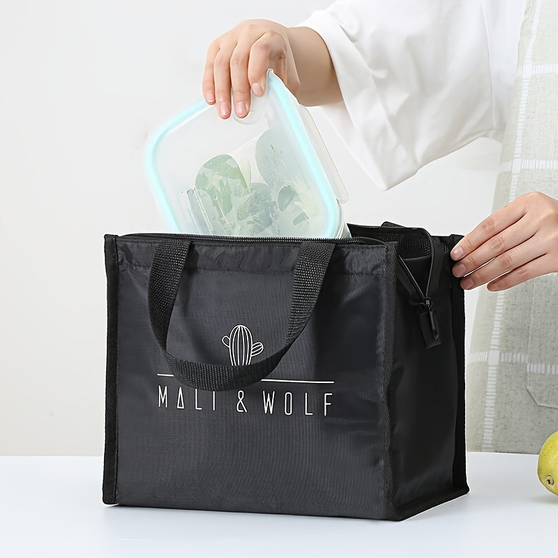 Waterproof Thermal Tote Bento Bag for Outdoor Activities