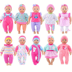 10 Sets of Clothes for 10-14 Inch Dolls, Dolls Not Included