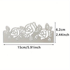Rose Flower Edge Metal Cutting Dies DIY Scrapbooking Album Decorative Embossing