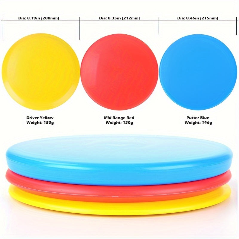 Disc Golf Set with 6 Discs, Towel, Bag