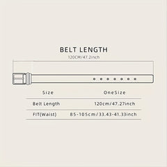 Men's High end Hardware PU Leather Fashion Belt