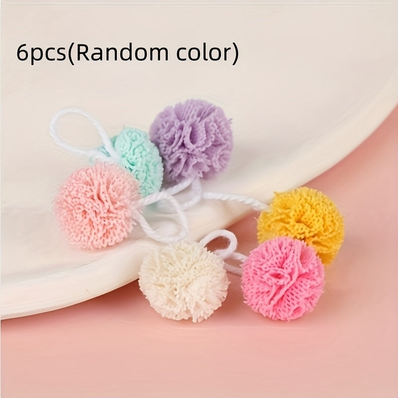 6pcs Mixed Bath Balls for Dollhouses Toy Houses