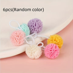 6pcs Mixed Bath Balls for Dollhouses Toy Houses