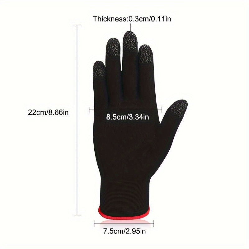 2 Pairs Unisex Waterproof Windproof Touch Screen Gloves for Skiing