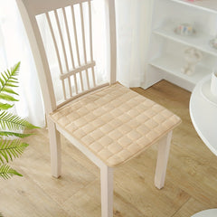 Flannel Chair Cushion Non Slip with Strap - Winter Office