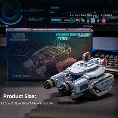 Sci Fi Building Blocks Set Robot Tank Airplane Model Kit ABS Toy