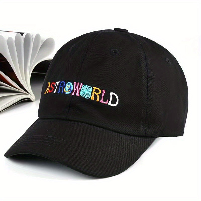 Embroidered Letter Peaked Cap Fisherman Hat Outdoor One Size Spring Summer