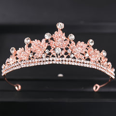 Baroque Vintage Tiara Headband Bridal Wedding Rhinestone Crown Hair Hoop