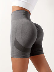 Seamless Legging Shorts for Women's Fitness and Yoga