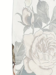  Colorblock Floral Maxi Dress