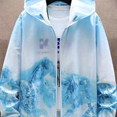 Men's Mountain Landscape Sun Protection Jacket