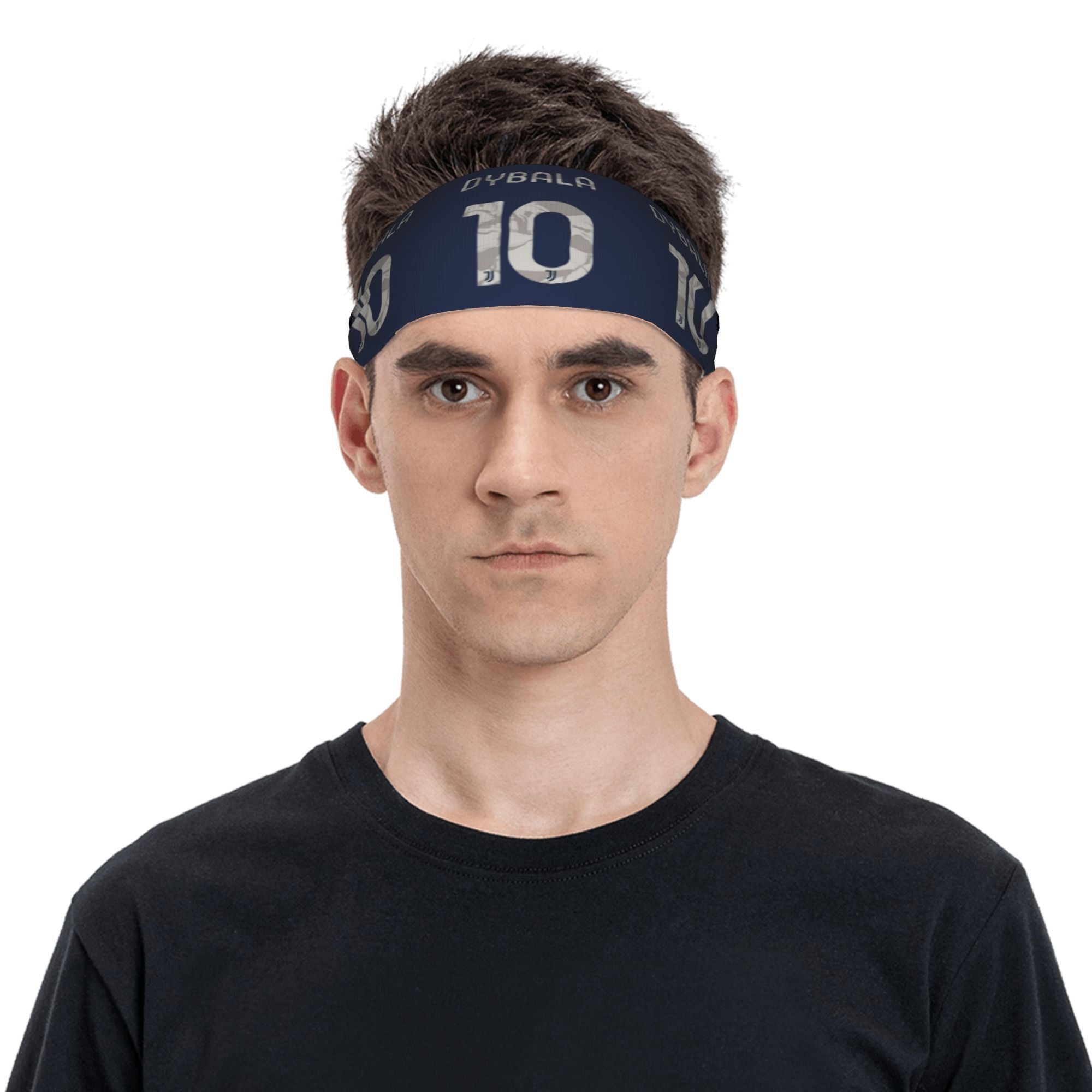 Messi Soccer Jersey Headband Non Slip Navy