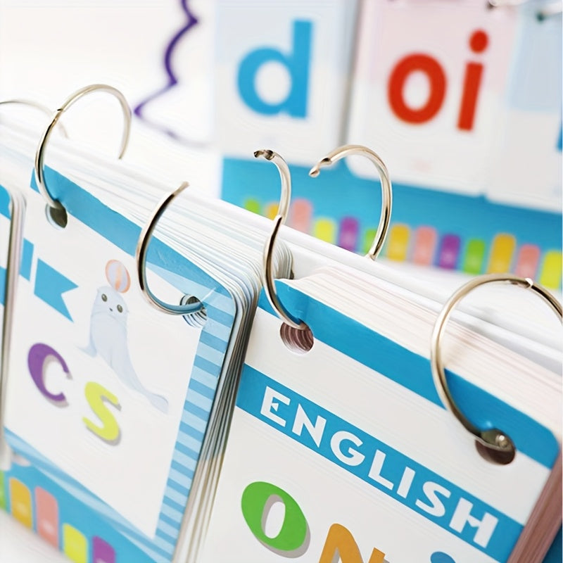 English CVC Flip Card Phonics Word Card Set - 93 Cards