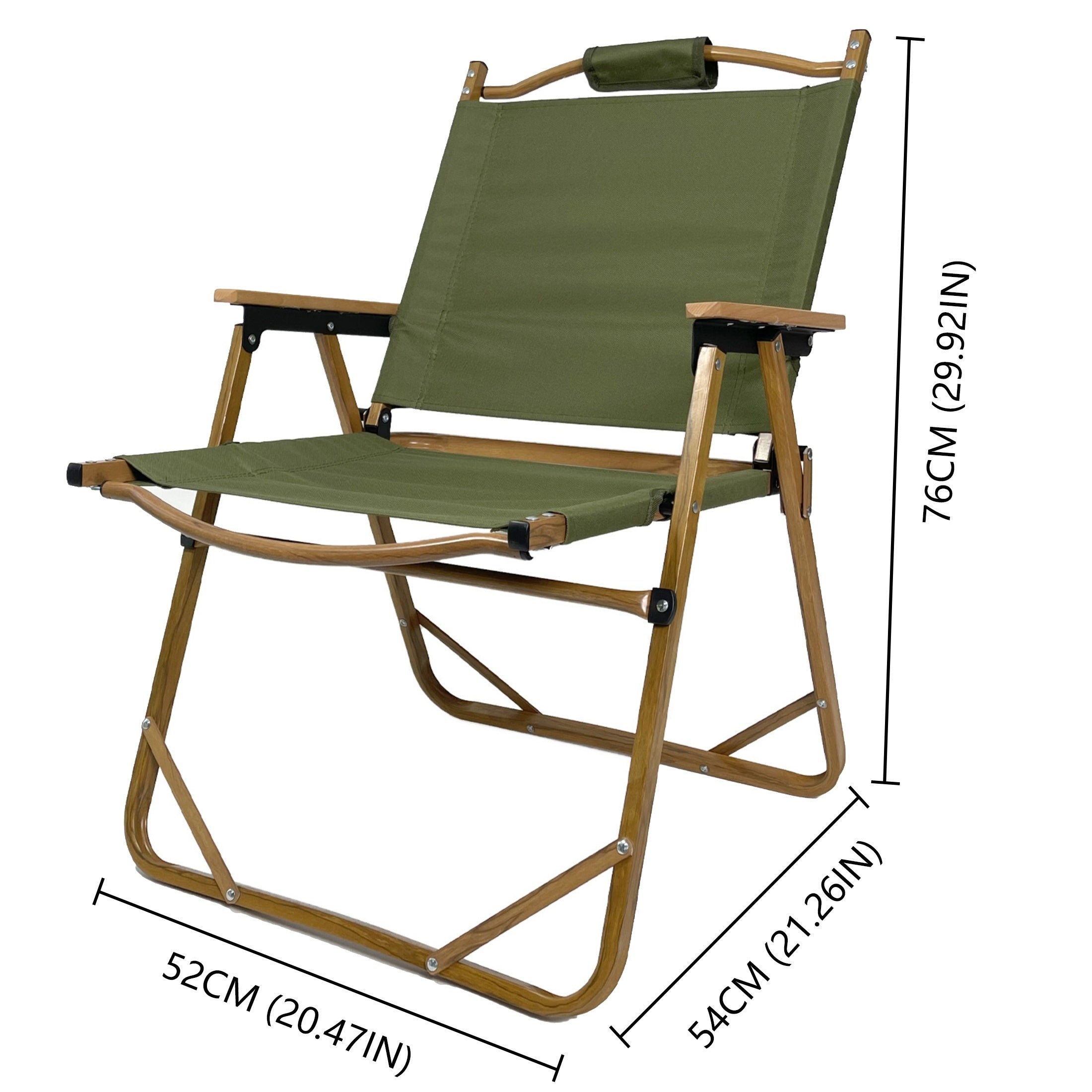 Foldable Camping Chair Aluminum Portable Folding Chair Camping Picnic Park