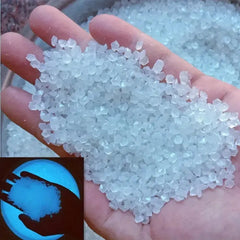 2000pcs Luminous Sand Wishing Star Bottle Fluorescent Landscaping Aquarium Set