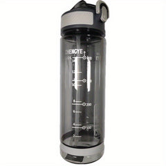 800ml Transparent Water Bottle with Straw for Outdoor Sports