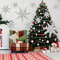 3D Large Paper Star Hanging Light Shade for Christmas Wedding