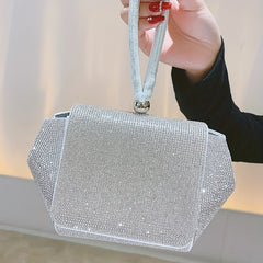 Sparkly Rhinestone Evening Bag Clutch Purse for Women