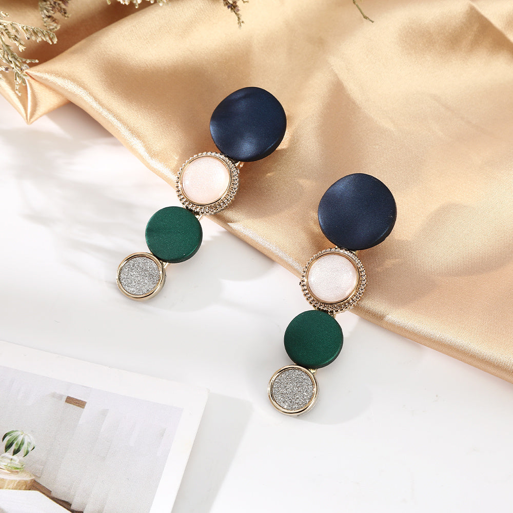 Macaron Crystal Hairpin Pair Duckbill Hairpins