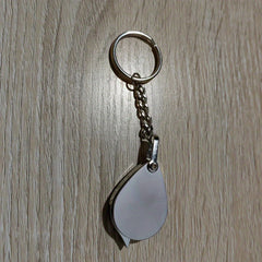 20x Foldable Magnifying Glass Portable Keychain Small Mini 15x HD Pendant