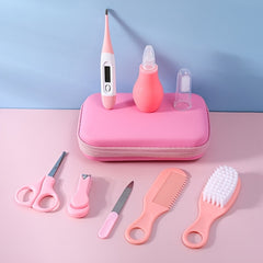 Baby Care Kit 8 Essential Hygiene Tools Zipper Bag