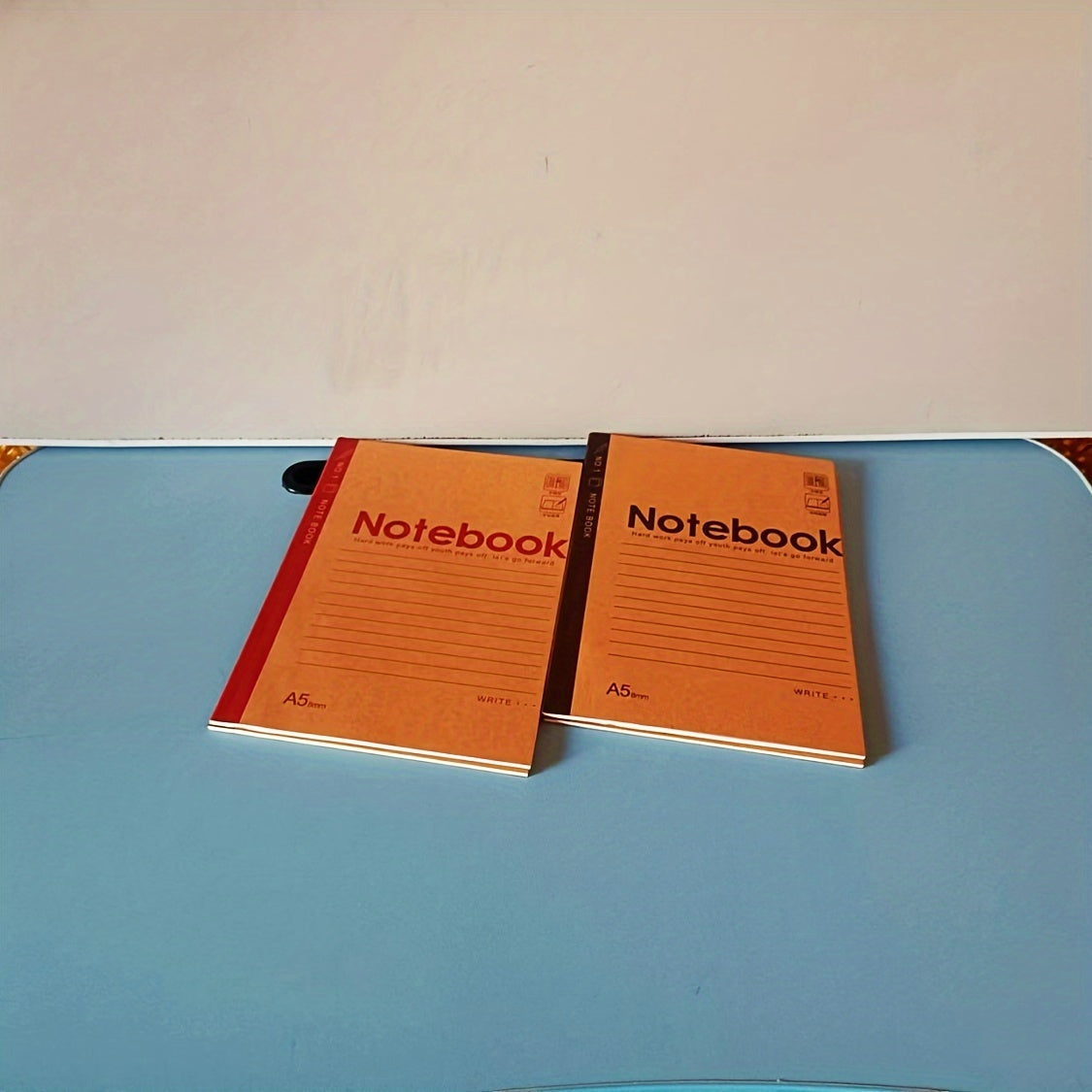 2pcs Horizontal Grid Notebook for School Study Thick & Durable