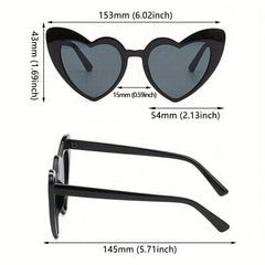 Heart Sunglasses For Women Men Gradient Glasses UV400