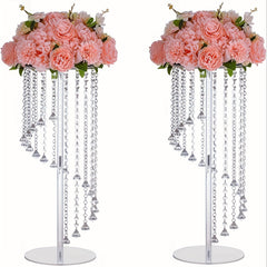 Clear Acrylic Flower Arrangement Table Centerpiece for Events