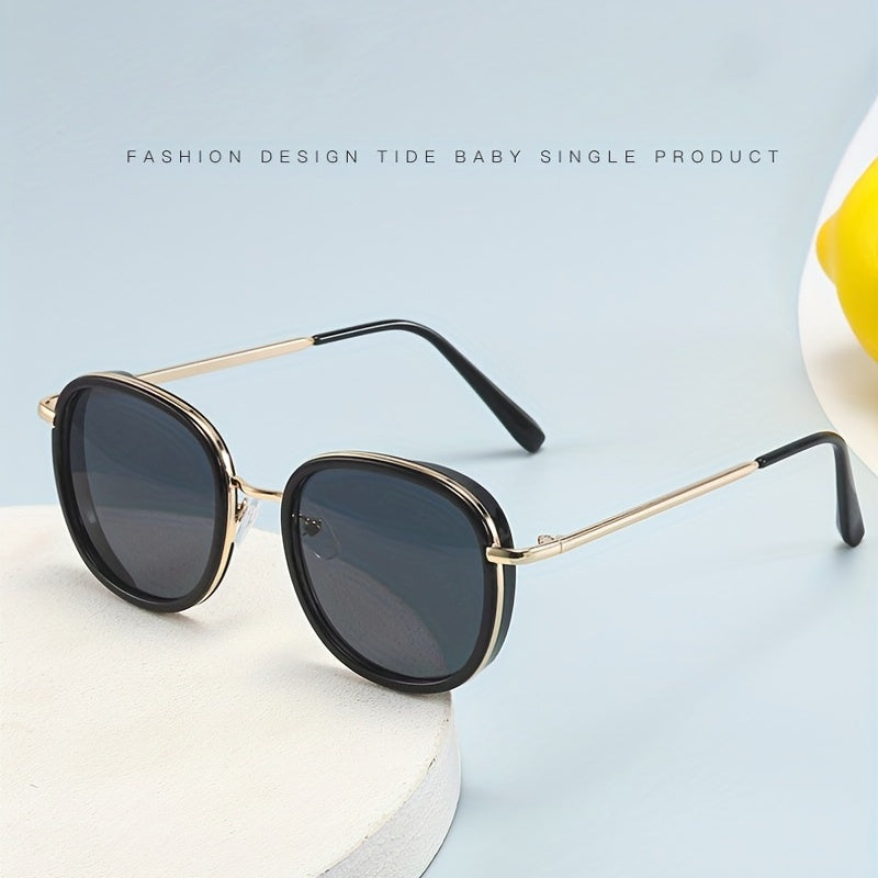 Boy's Gradient UV Protection Sunglasses Metal Frame